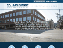 Tablet Screenshot of columbusbone.com
